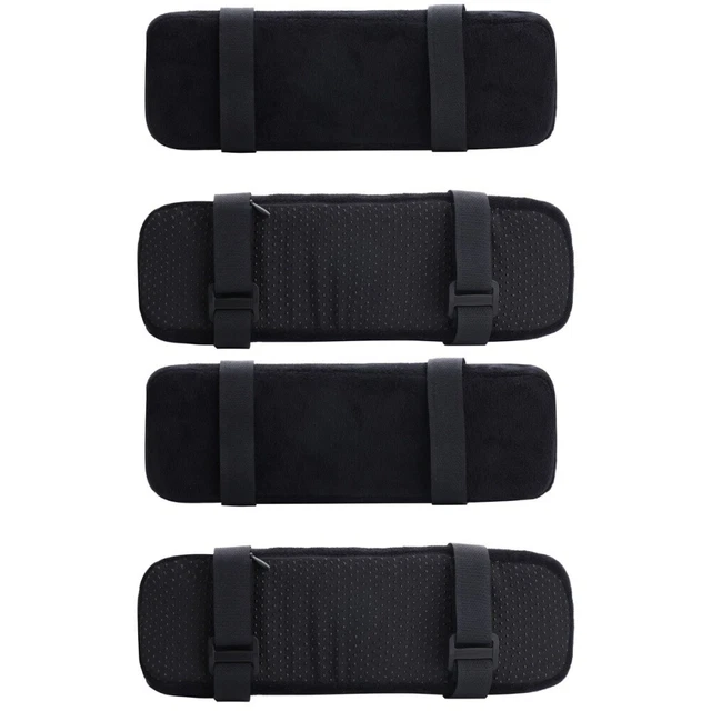2 pares de cojines de codo para silla de ruedas elásticos