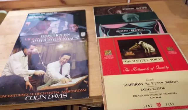 6 Classical Vinyl Albums Beethoven Rachmaninov Dvorak Chicago Symphony Orch HMV