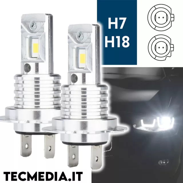 SET 2 AMPOULES H7 H18 Lampes À LED Remplacement Compatible Avec BMW X3 E83  2004> EUR 74,79 - PicClick FR