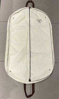 Hermes Garment Bag Cotton Travel Clothes Case White 110x60cm Unused