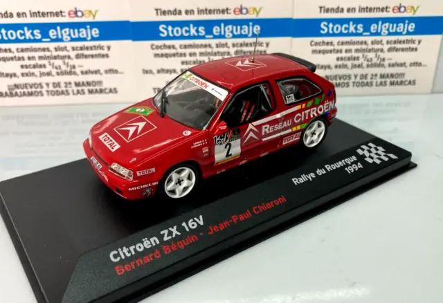 Ixo Altaya 1/43 Citroen Zx 16V Bernard Beguin Rallye Du Rouergue 1994