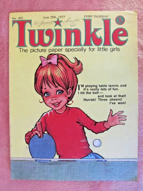 TWINKLE COMIC.    NO. 492.   JUNE 25th.   1977.