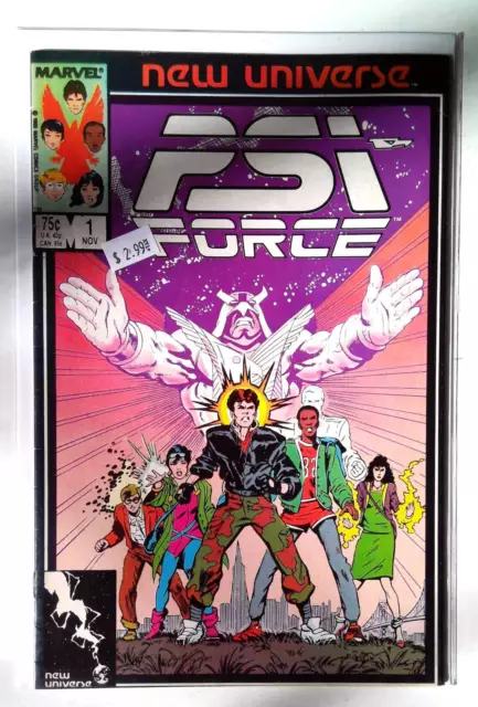 Psi-Force #1 Marvel Comics (1986) VF New Universe 1st Print Comic Book