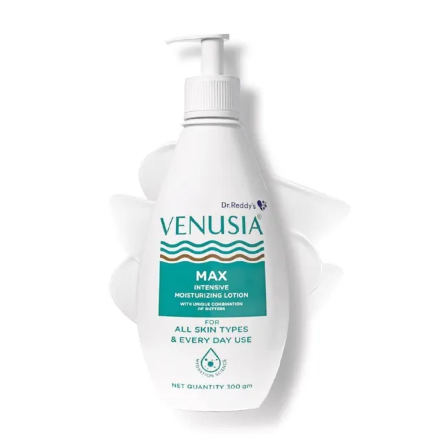 Dr. Reddy's Venusia Loción hidratante intensiva diaria para pieles secas 300 g