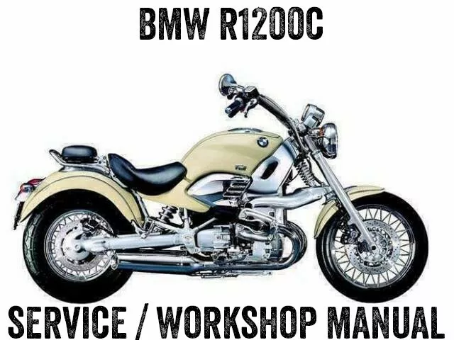 BMW R1200C R1200 C Cruiser Workshop Service Repair Manual eBook PDF on CD