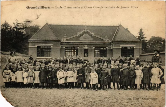 CPA GRANDVILLIERS École Communale Cours Complementaire Jeunes Filles (377136)