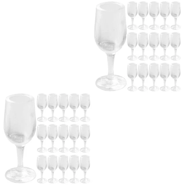 40 un. tazas en miniatura ligeras para casa de muñecas copa para diseño de casa de muñecas