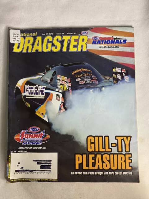 2012 Juli 27, National Dragster Magazin, Nhra Sonoma Nationals Vorschau (CP342)