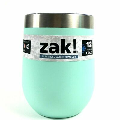Zak! 11.5 oz insulated tumbler wine vacuum insulated lid stainless steel