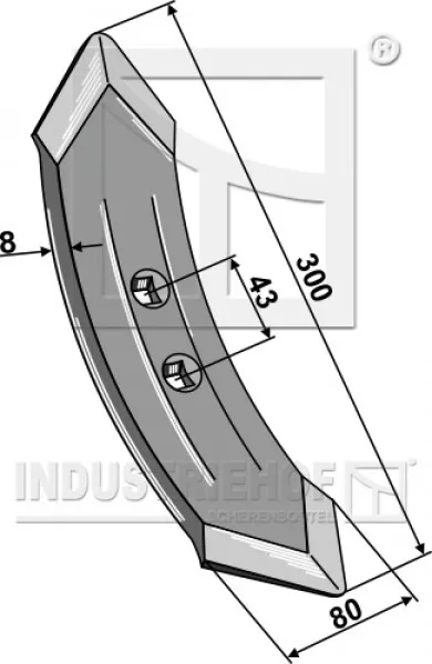 Schar K32 für System Kongskilde  (101.KON-02)