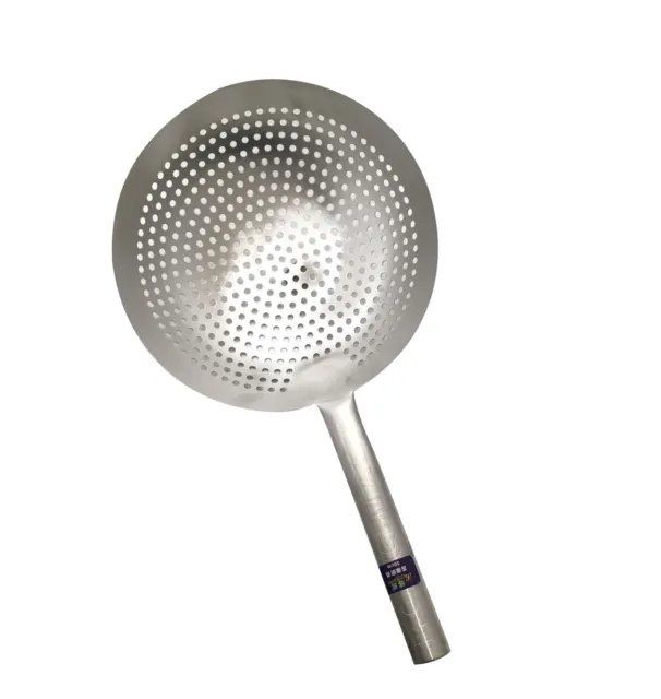 18-10 S/steel 22cm Perforated Chef Skimmer Wok Strainer Lifter RRP $49.5