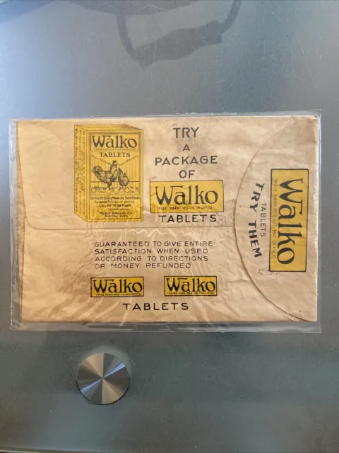 WALKO Tablets Antique Advertising Envelope Baby Chickens chicks Waterloo Iowa