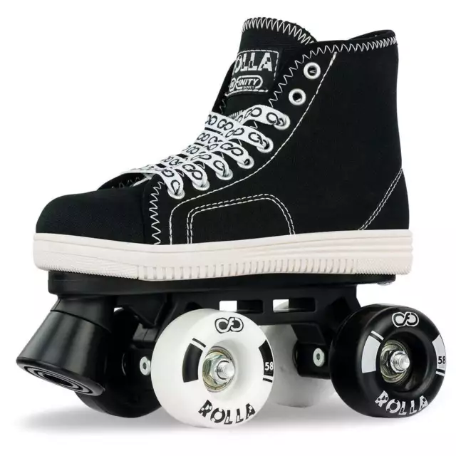 infinity Skates ROLLA Sneaker Rollerskates Quads for Kids Boys Girls Roller Size