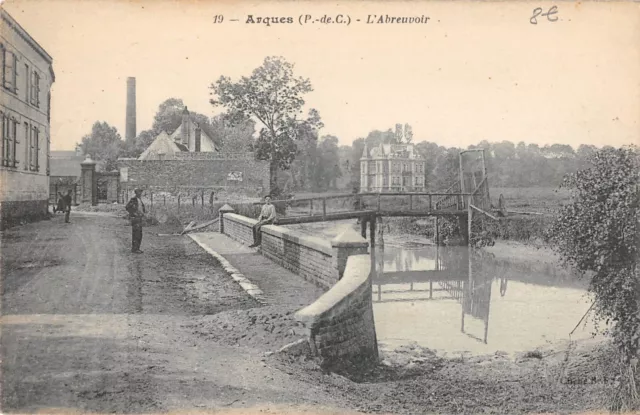 Cpa 62 Arques L'abreuvoir