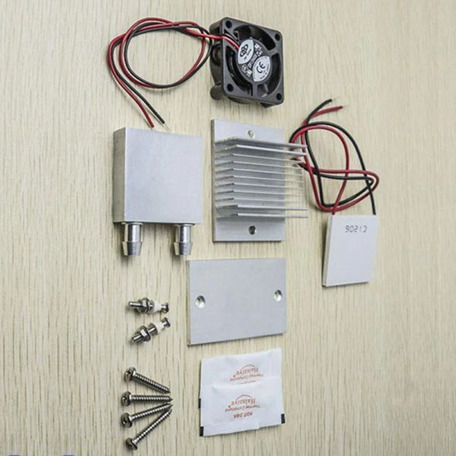 Peltier Kit Raffreddatore Accessori Termoelettrico ad Acqua 12 V 50~60 W