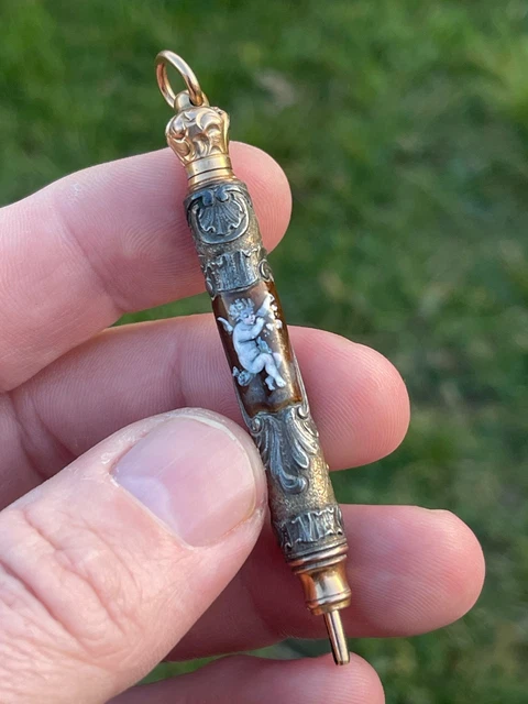Pendentif Vintage émaux De Brassens En Argent Vermeil - Bijou Ancien Et Symbolique