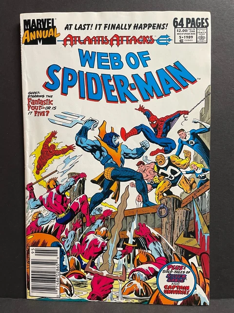 Web Of Spider-man Annual #5  NM- 1989  Newsstand Edition High Grade Marvel Comic
