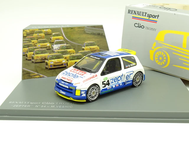 UH Universal Hobbies 1/43 - Renault Sport Clio Trophy Zepter N°54 Vesnic