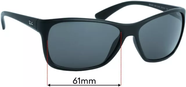 SFx Replacement Sunglass Lenses fits Ray Ban RB4331 - 61mm Wide