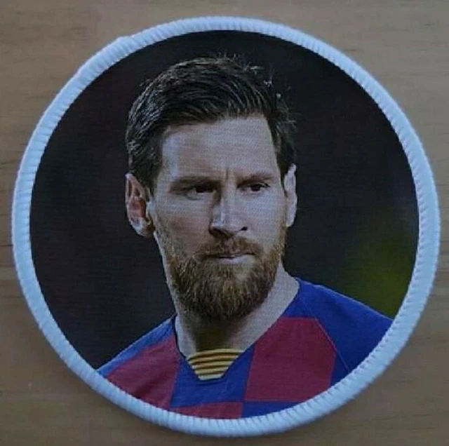 3 INCH LIONEL Messi Argentina Football sublimation iron or sew on patch