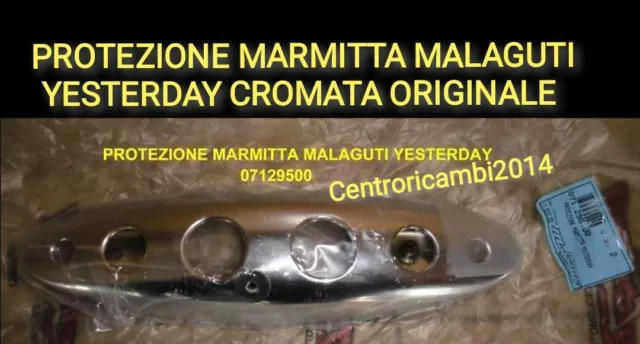 Protezione Marmitta Malaguti Yesterday Cromata Originale 07129500
