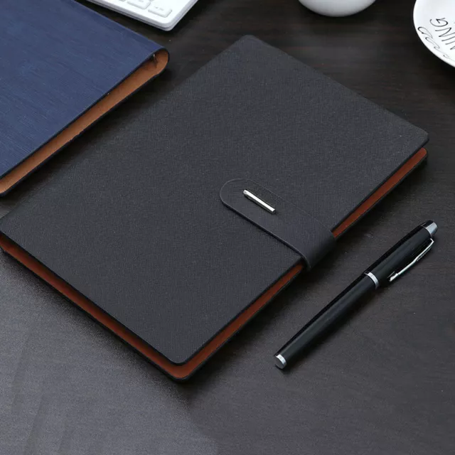 A5 PU Leather Vintage Journal Notebook Lined Paper Diary Business Planner