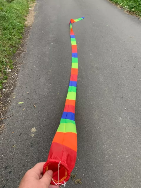 Spirit of Air 20'/6.1m long Rainbow closed end tube kite tail