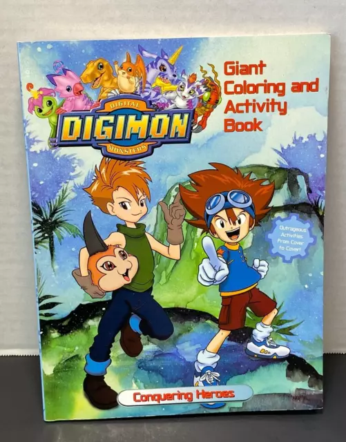 DIGIMON Digital Monsters, Coloring and Activity Book - DARING DIGIMONS