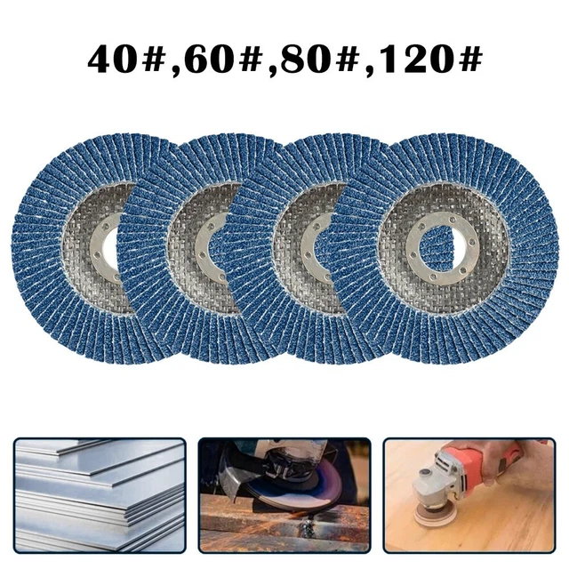 Dischi a pale di alta qualità dischi levigatura 115 mm 4 lama 5 pollici per ruota di rettifica