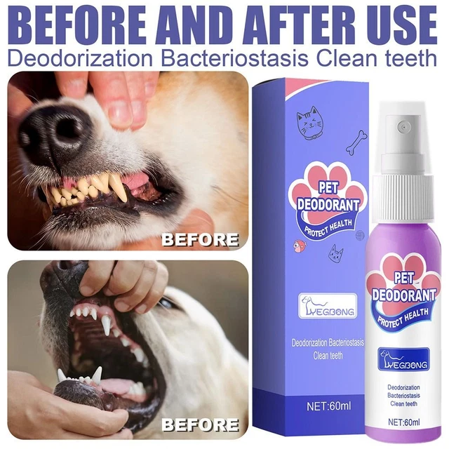 Desinfección Limpieza de dientes Pet Oral Spray Ambientador Cuidado bucal