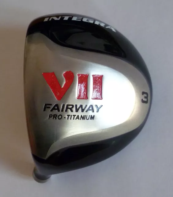 Integra Golf VII Left Handed Titanium 15° 3 Wood Head Only - New