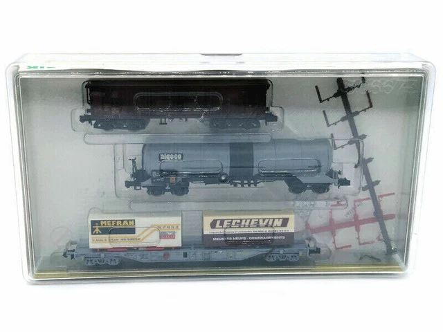 Coffret de wagon "Trafic rapide" de Minitrix échelle N (Neuf avec