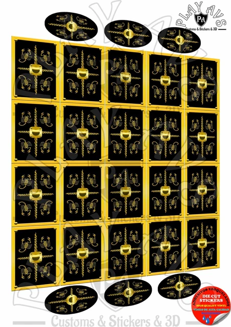 PLAYMOBIL STICKERS ESCUDO Romano - Stickers Roman Shields - Autocollant ...