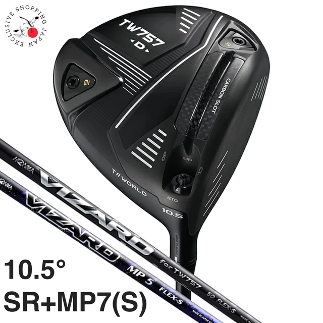 HONMA T//WORLD TW757 Type-S Driver 10.5 VIZARD SR-Flex +Extra MP6