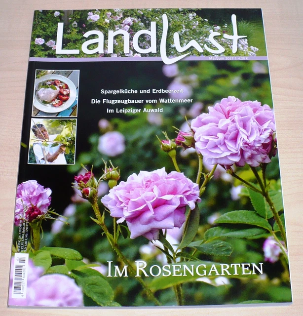 ZEITSCHRIFT &amp;LANDLUST&amp; MAI/JUNI 2017: Im Rosengarten EUR 1,00 - PicClick DE