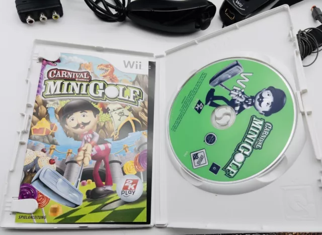 Nintendo Wii Bundle 🦊 Console Games Black Remote Motion Spiel retro Videogame 2