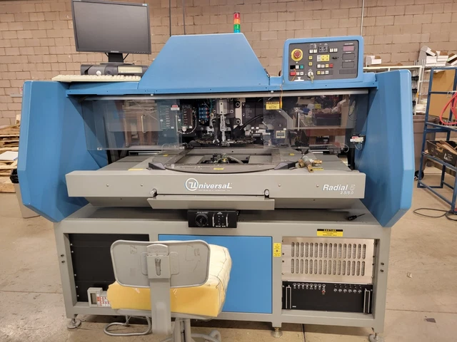 Universal Instruments Radial V Insertion Machine with a 40 Station Sequencer
