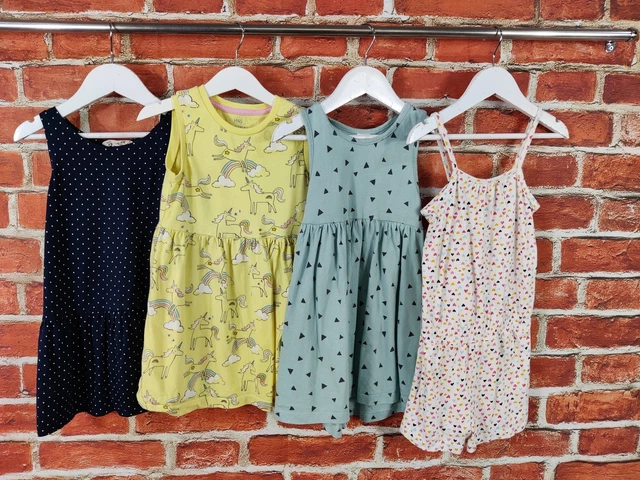GIRLS BUNDLE AGE 4-5 YEARS NEXT GAP etc PLAYSUIT ROMPER SUMMER DRESS KIDS 110CM