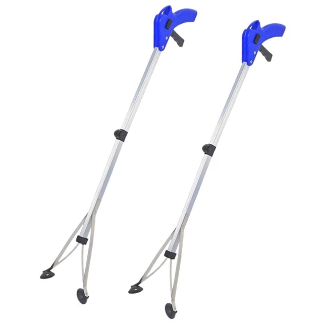 Picker lettiera portatile pieghevole in lega lunga portata mobilità grabber reacher