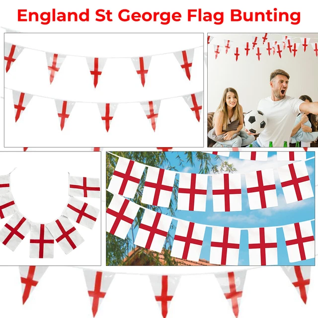 Tappetino Per Bancone Da Bar Con Bandiera Inghilterra E Croce Di San Giorgio - Gomma Antiscivolo, 44x25 Cm, Lavabile