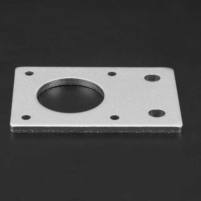 42 Stepper Motor Mount Flat Bracket Aluminum Alloy Mounting Plate - Silver