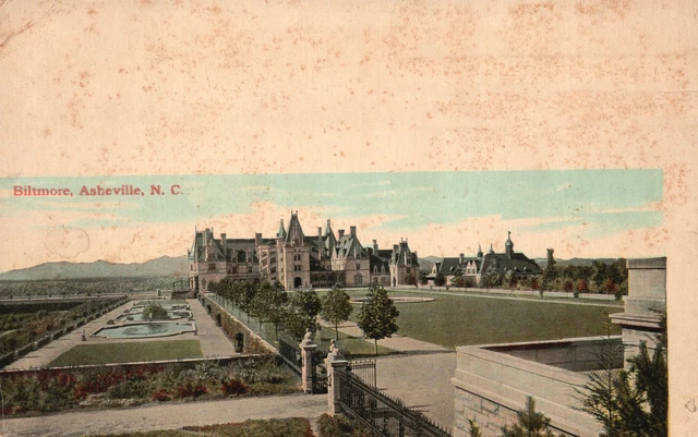 Vintage Postcard Biltmore Asheville North Carolina NC Hackney & Moale Co. Pub.
