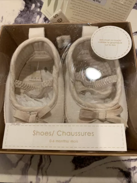 Chaussures bébé fille natures pur 0-6 mois