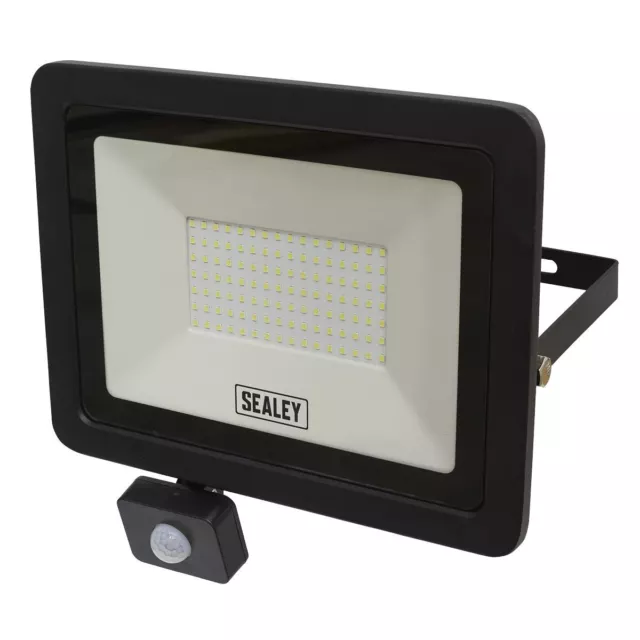 Sealey Extra-Slim Projecteur Avec Capteur à Infrarouge 100W SMD LED LED115PIR