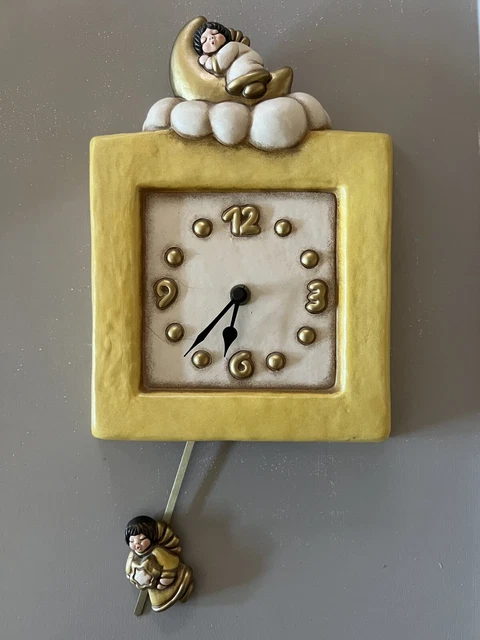 THUN OROLOGIO DA parete a pendolo Angeli e Nuvole EUR 45 00 PicClick IT