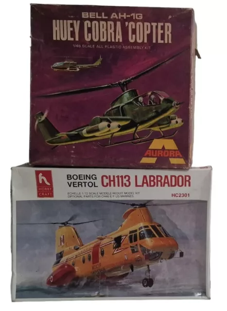 Luftfahrt: Boeing Vertol Ch113 Labrador Hubschrauber Modellbausatz Hergestellt Von Hobbyhandwerk