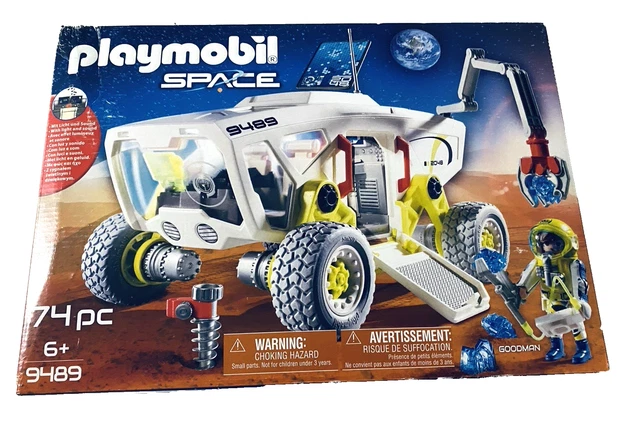 PLAYMOBIL VEHÍCULO DE Investigación Marte Espacial 9489 con Luz y