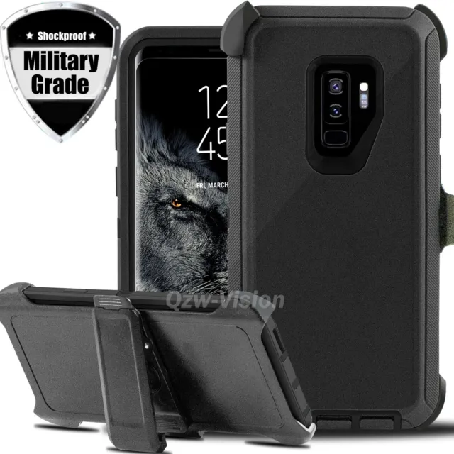For Samsung Galaxy S9 | S9+ Shockproof Heavy Duty Rugged Case Cover + Belt Clip