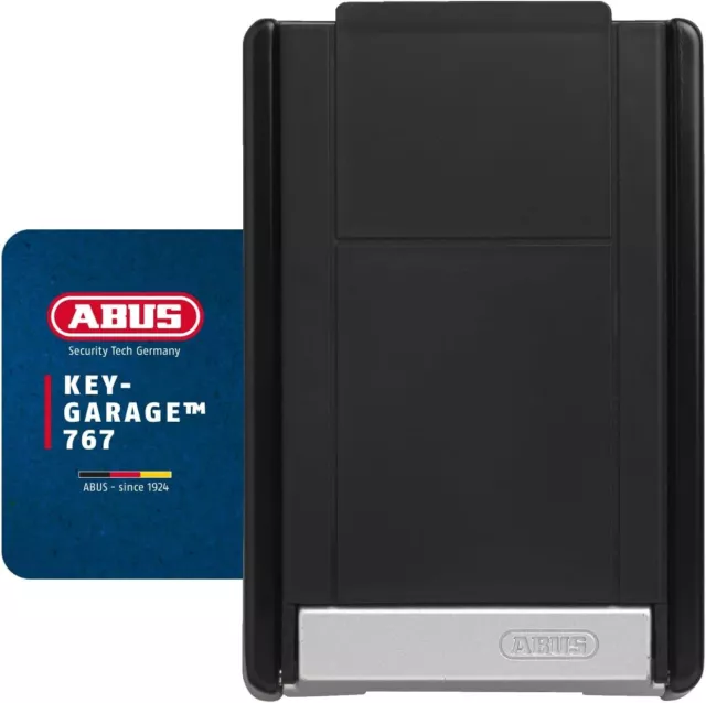 ABUS KeyGarage 767 Schlüsselbox Wandmontage Tastencode Schwarz NEU OVP