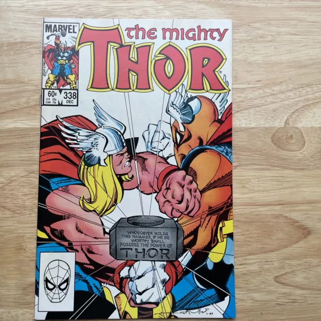 Thor #338 (Marvel 1983) 2nd Appearance and Origin of Beta Ray Bill VF/NM